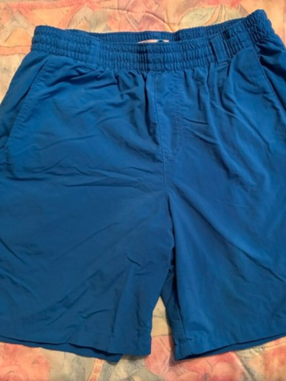 Columbia PFG Omni-Shade blue shorts, children size L (14-16)
